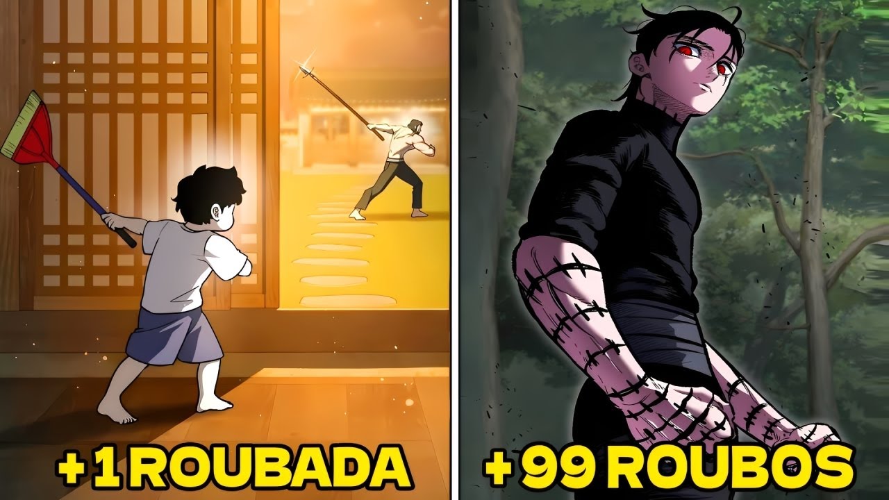 A cada Habilidade ROUBADA ele fica mais ROUBADO LITERALMENTE! - manhwa recap