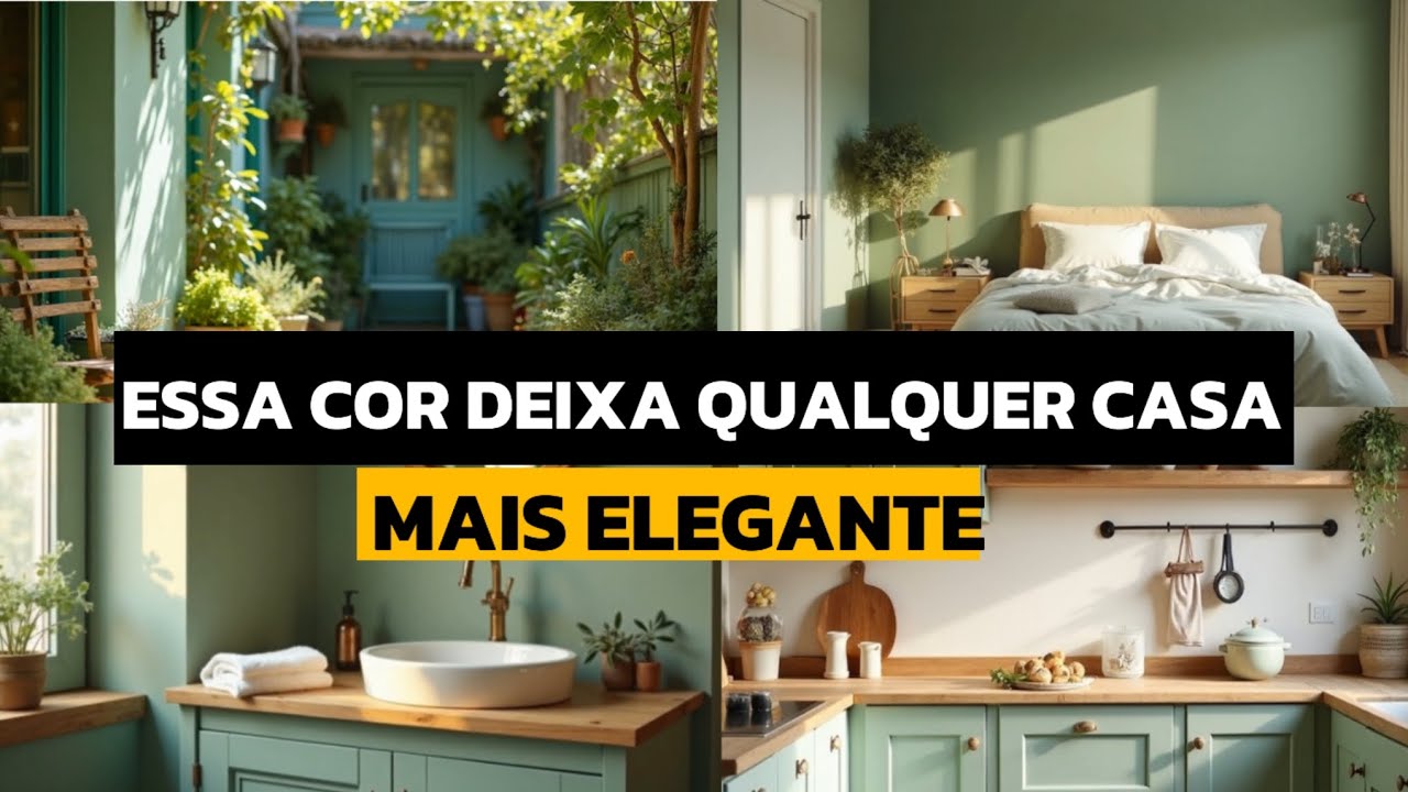 Verde Sálvia: A Cor Simples Que Deixa Qualquer Casa com Cara de Rica!
