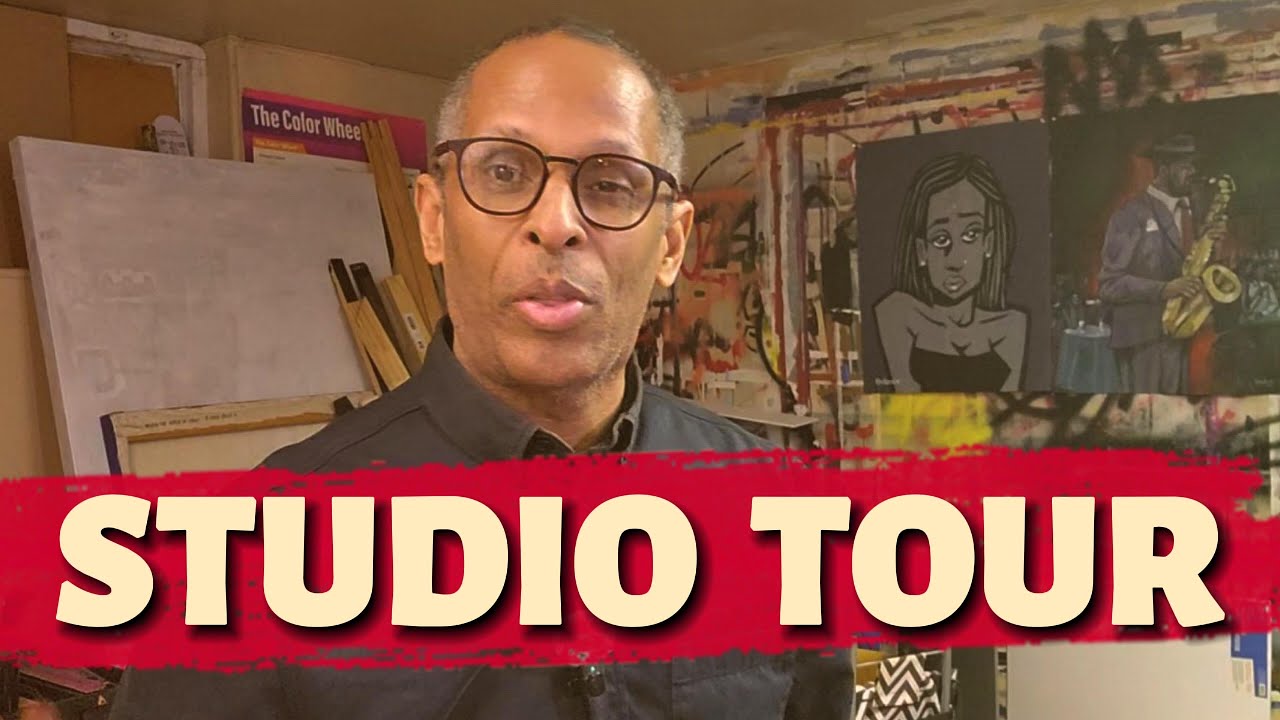 My Art Studio Tour 2025 | Creative Workspace Tour for Artists & Art Lovers