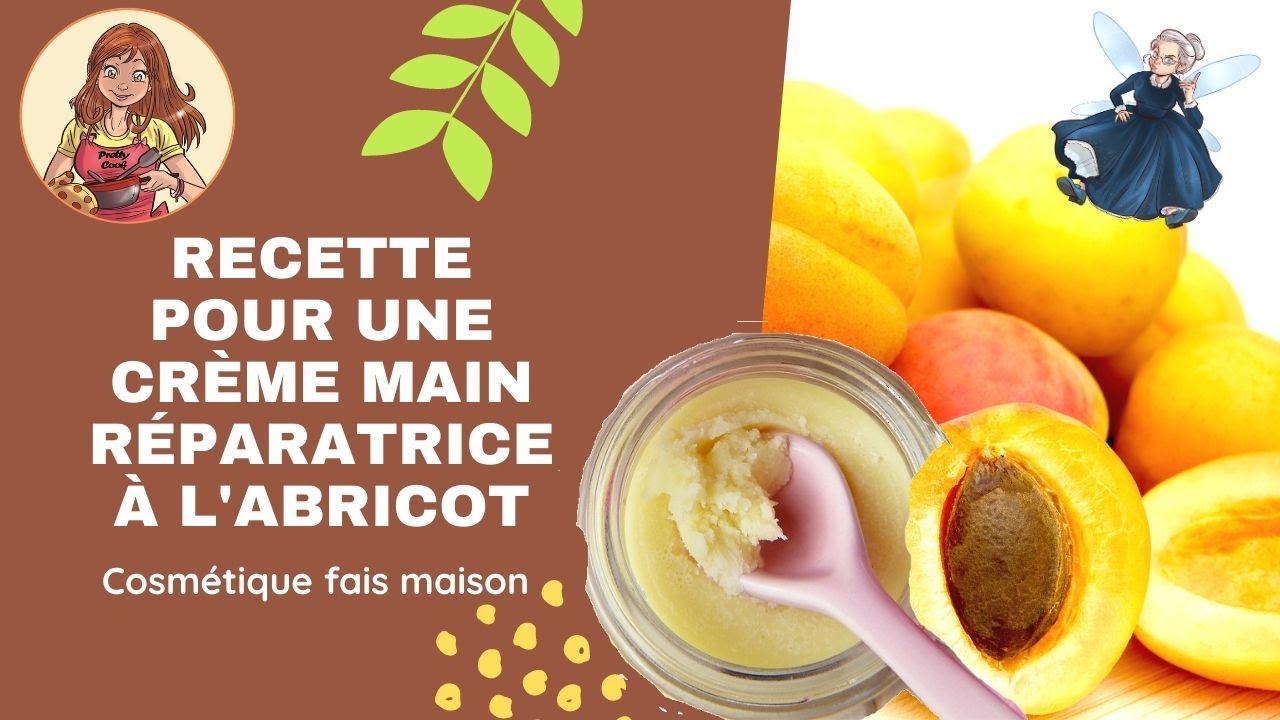 DIY cr&egrave;me main r&eacute;paratrice &agrave; l'abricot