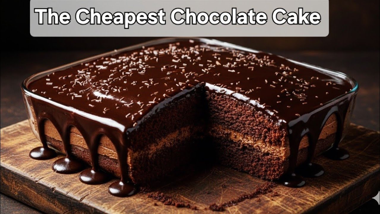 The Cheapest Chocolate Cake With 1Egg | Easy Chocolate Cake Recipe 