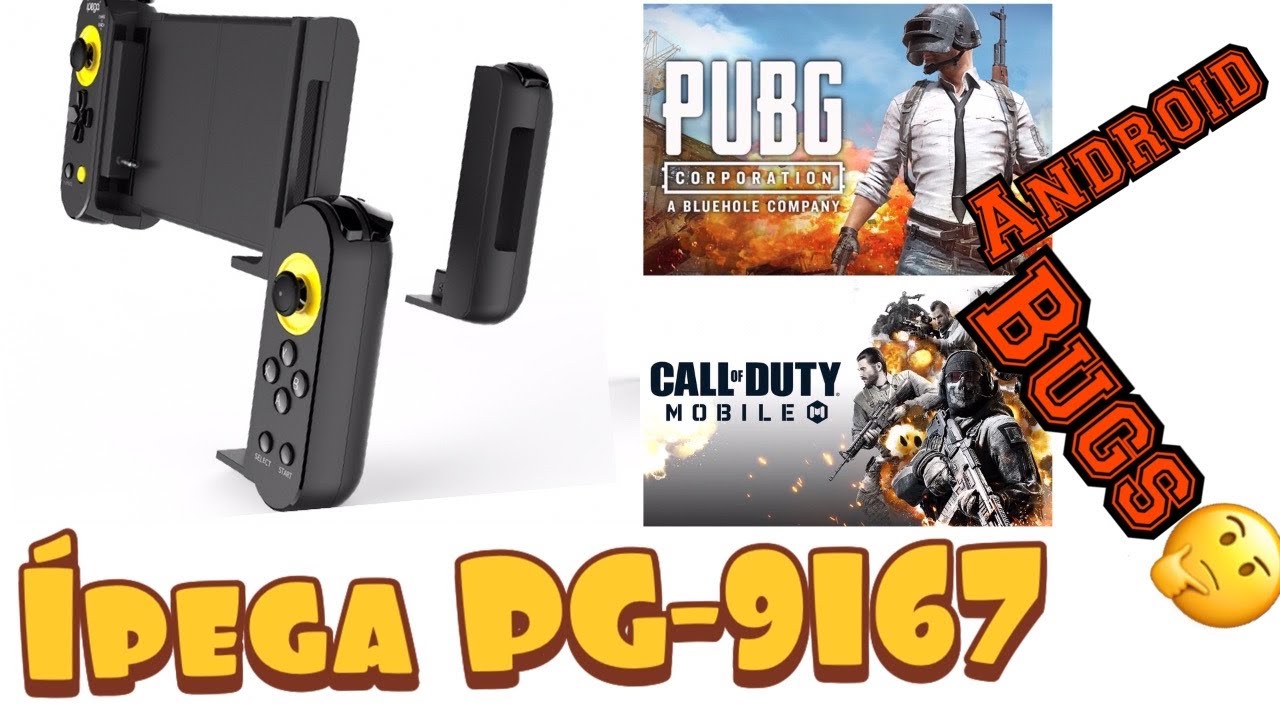 Ípega PG-9167 Android Com PUBG e Cod Mobile - Comando invertido e outros bugs resolvidos