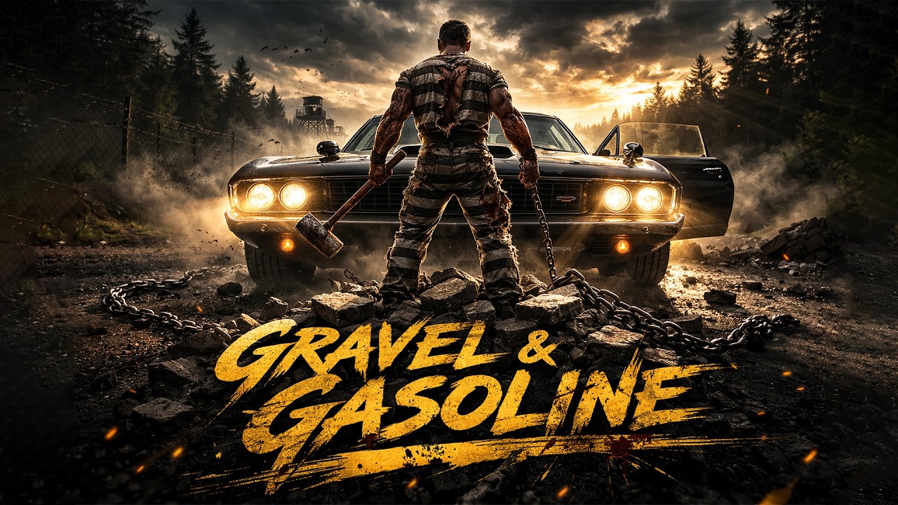 GRAVEL & GASOLINE – Heavy Prison Stomp | Dark Delta Blues & Badass Driving Music 🎸⛓️
