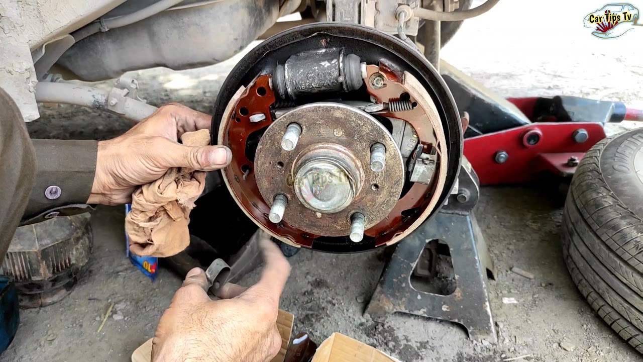 Drum Brake | Suzuki Baleno Brake Shoe Change Rear Wheel