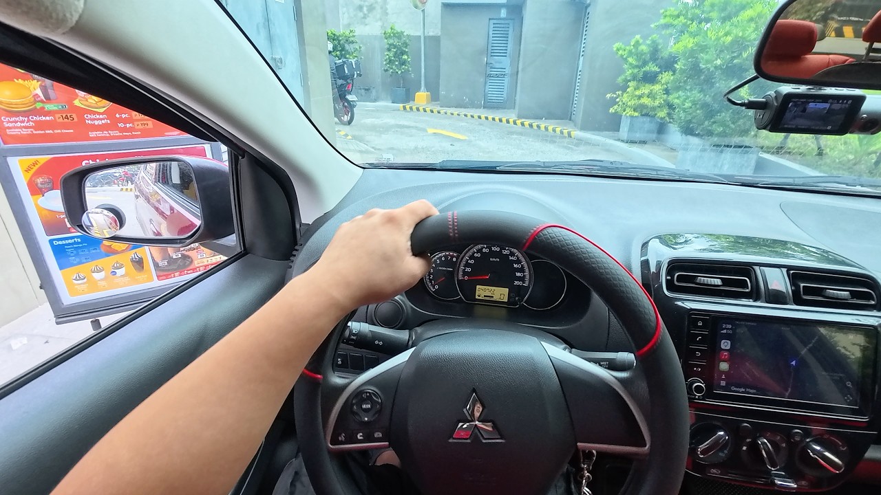 Chill POV Drive to Jollibee Drive-Thru | Mitsubishi Mirage G4 | 4K (No Talking)