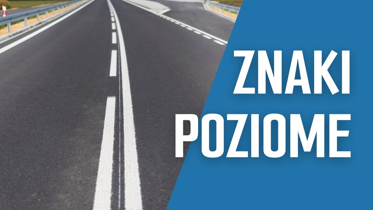 ZNAKI POZIOME - LINIE NA DRODZE - Nauka znaków drogowych #4 - Irokez - nauka jazdy