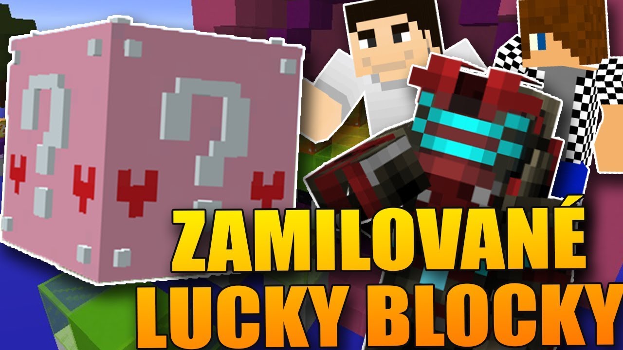 3 KLUCI A ZAMILOVAN&Eacute; LUCKY BLOCKY!! 😂 Minecraft Lucky Block Race w/McCitron, Bauchyč