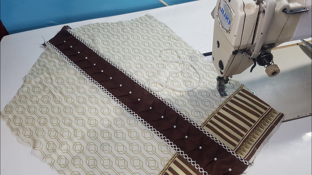 Stylish sleeves design making with lace | New sleeves design | #sleevesdesign #sewing #stitch