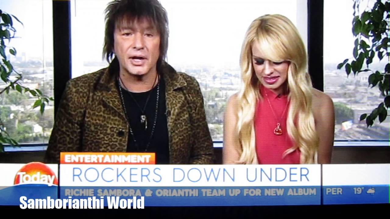 RSO: Richie Sambora & Orianthi on The Today Show Australia (Sept. 6, 2016)