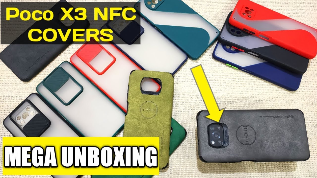 Poco X3 NFC Covers MEGA UNBOXING Part 2 | Mobile Gossips