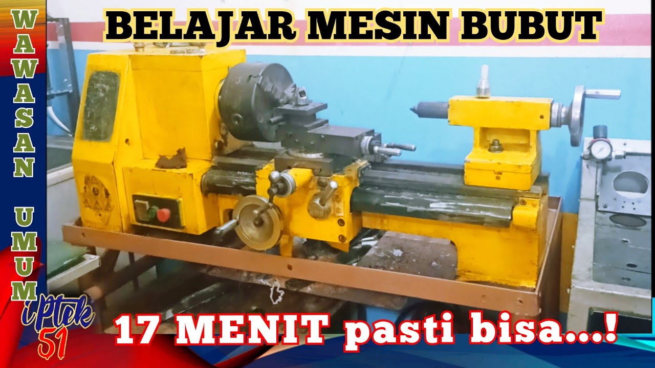 BELAJAR BUBUT KILAT KHUSUS | CARA MENGOPERASIKAN MESIN BUBUT | #mesinbubut #lathe #milling