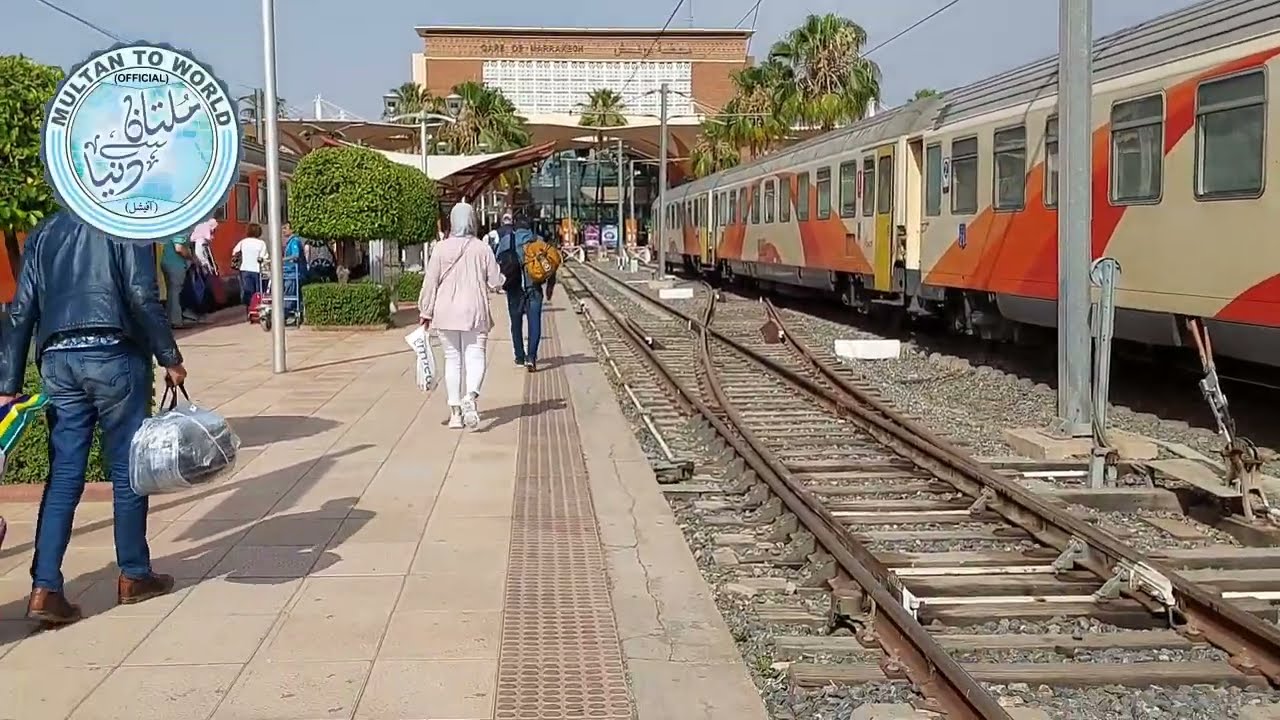 Morocco Marrakech train station, محطة مراكش