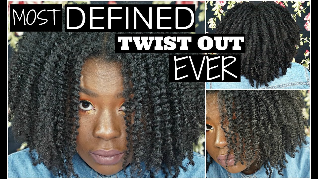 MOST DEFINED TWIST OUT EVER | Mini Twist Takedown | 4a, 4b, 4c Type 4 Natural Hair Bubs Bee