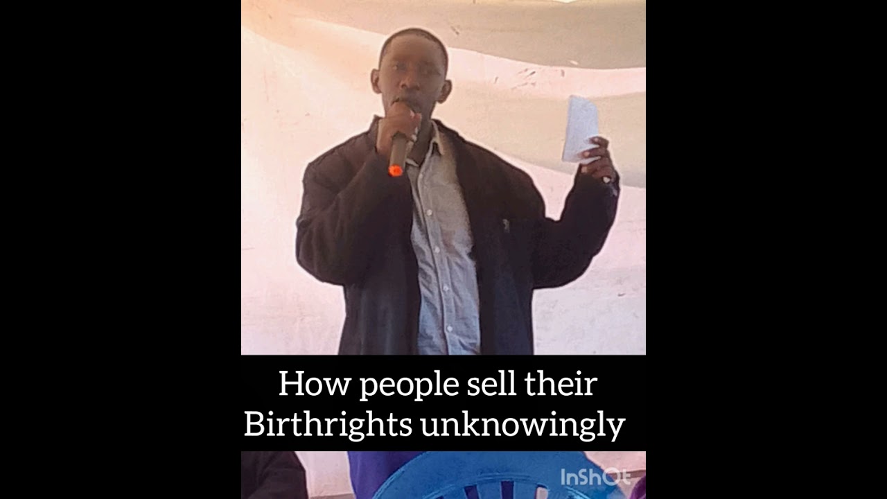 HOW PEOPLE SELL THEIR BIRTHRIGHTS UNKNOWINGLY AND END UP IN HELL BY BROTHER JOEL. K