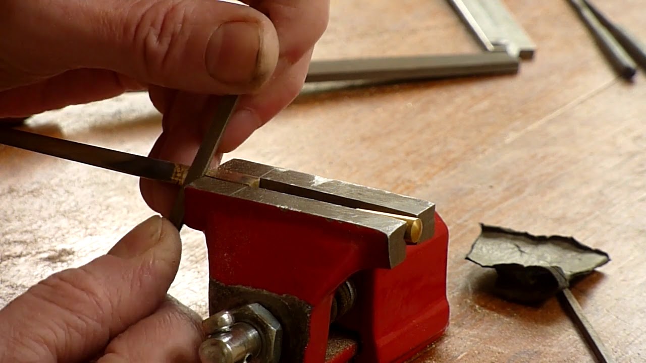 Irish harp tuning pin making