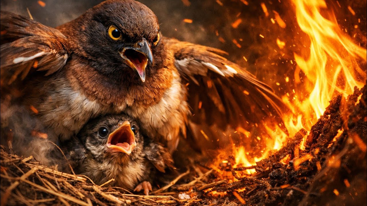 How A Mother love Her Baby 🔥A Mother can do everything for her baby🦜🐤
