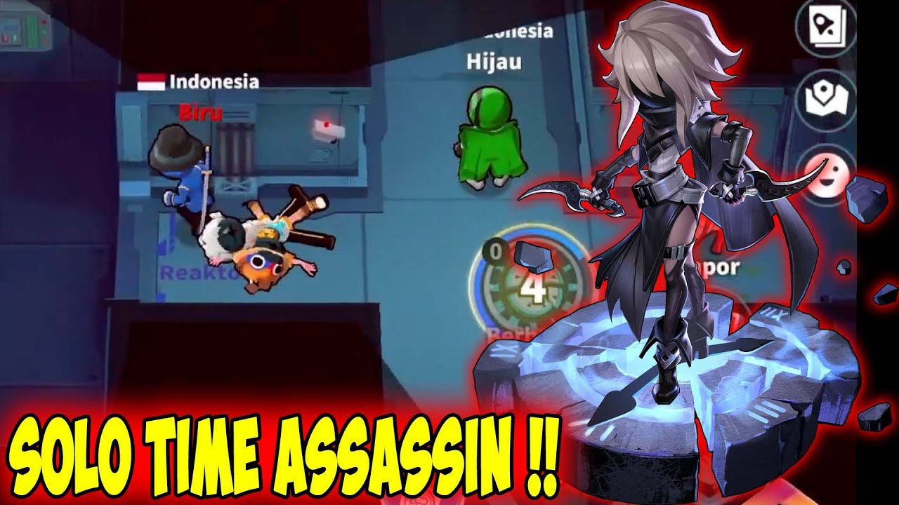 GAMEPLAY SOLO TIME ASSASSIN !! Super Sus Indonesia