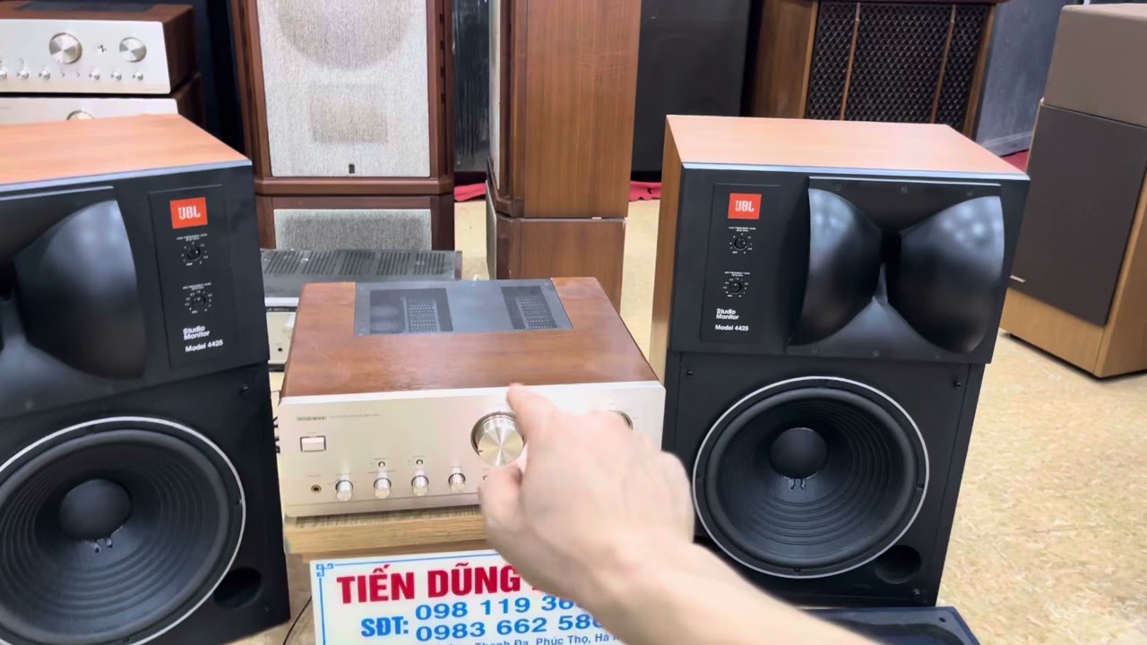 JBL 4425 gặp thuốc độc 927 nó nện cho bass ra đúng chất củ loa đời cao.