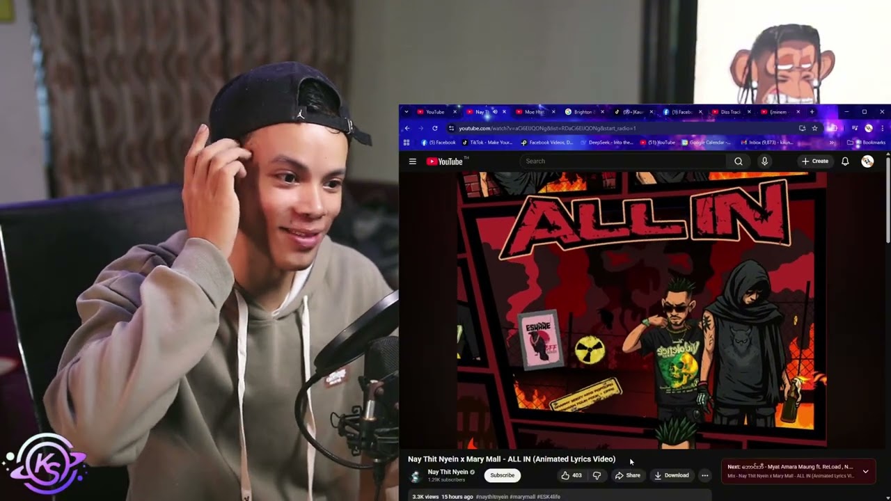 ဇာတ်လမ်းက အဲ့မှာ စရှုပ်တော့မှာ || Nay Thit Nyein x Mary Mall - ALL IN ( Reaction Video !!! )