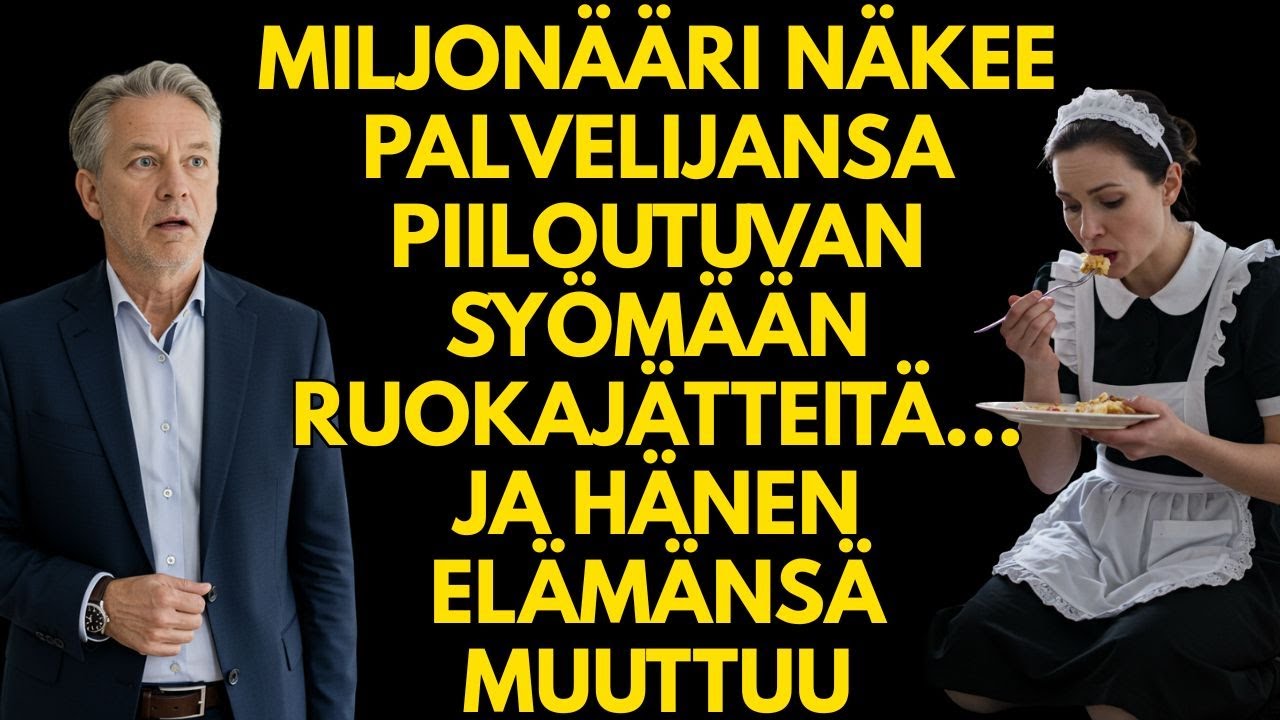 Miljonääri näkee palvelijansa piiloutuvan syömään ruokajätteitä… ja hänen elämänsä muuttuu