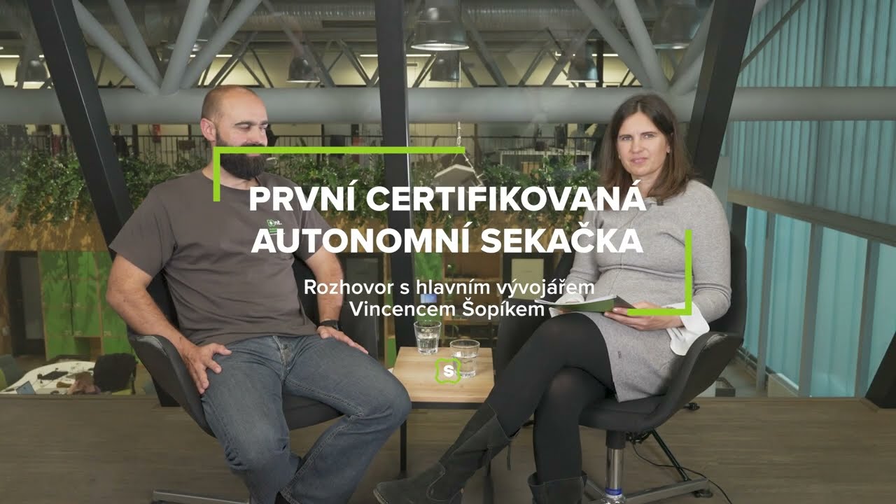 The story of the first certified professional autonomous mower - Interview with the main developer