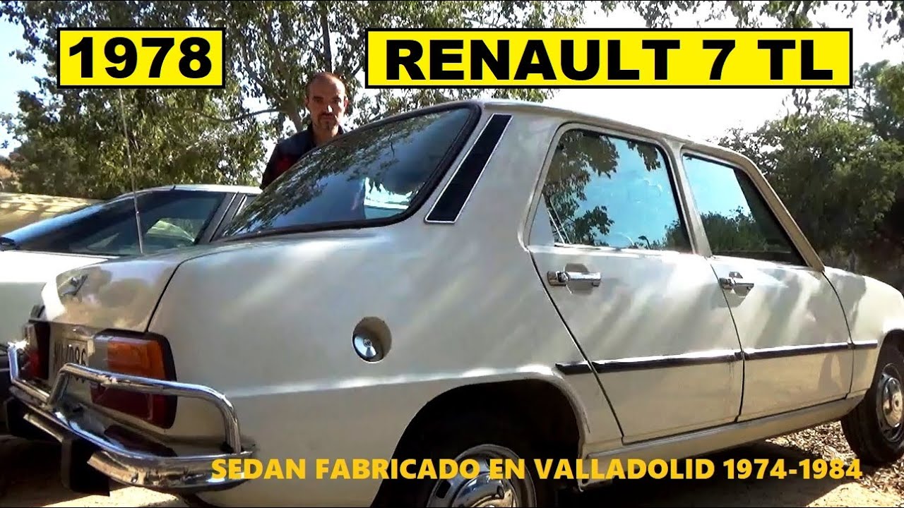 Renault 7 TL fabricado en FASA de Valladolid. #renault7