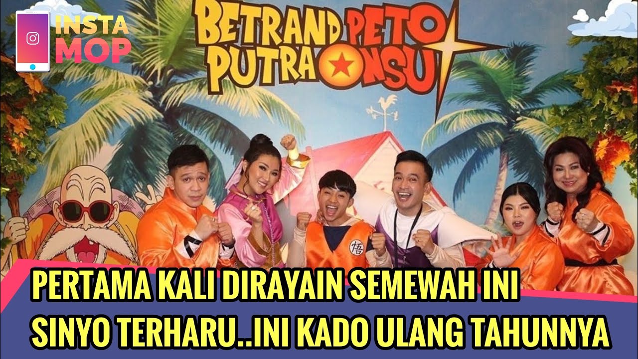PERTAMA KALI DIRAYAIN SEMEWAH INI SINYO TERHARU..INI KADO ULANG TAHUNNYA | InstaMOP