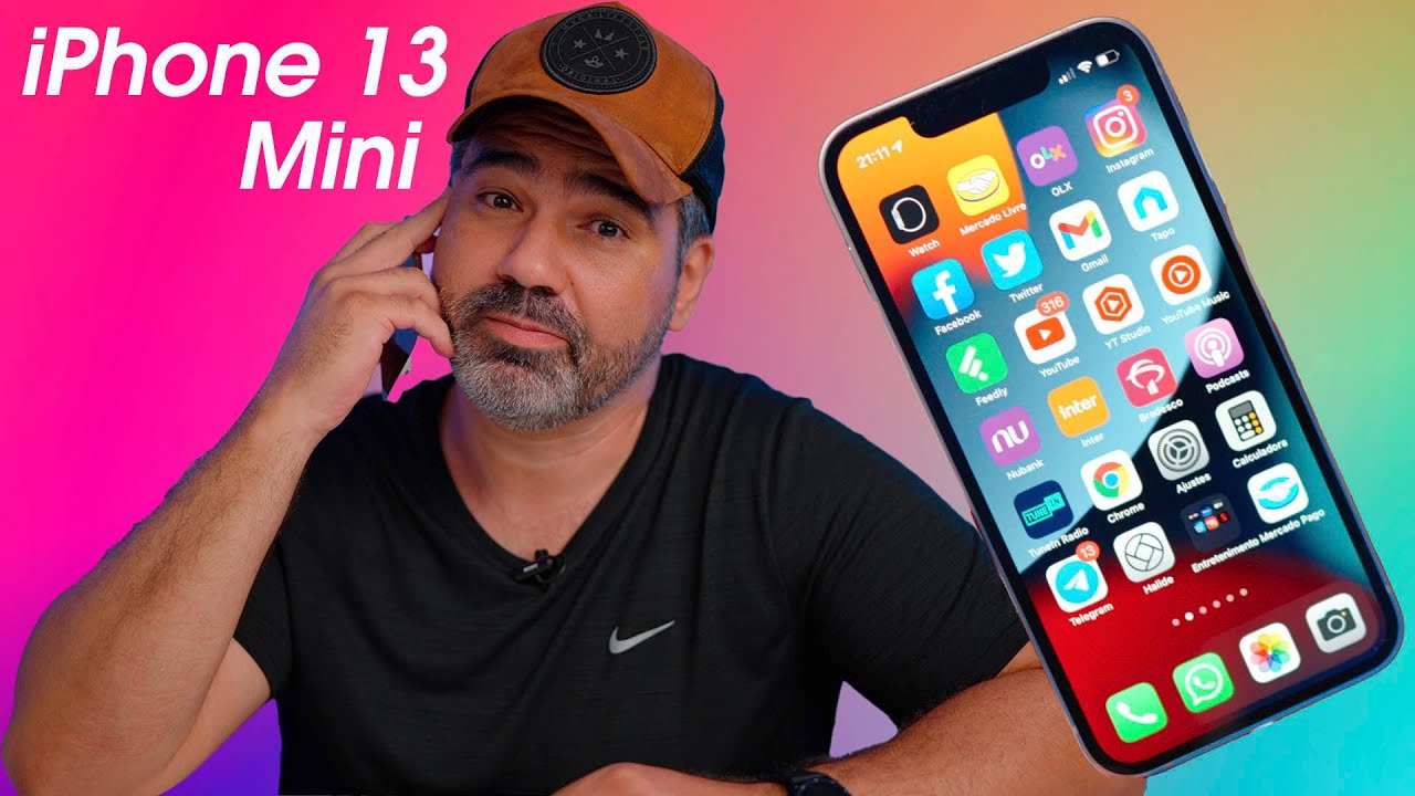 iPHONE 13 MINI - UMA SEMANA DE USO ( A BATERIA ESTÁ APROVADA )
