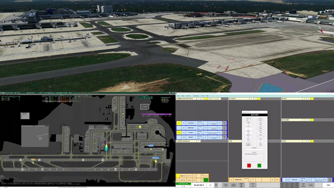 EGKK_GND | Gatwick Ground | Vatsim UK ATC | 27.06. | Towerview Part 4