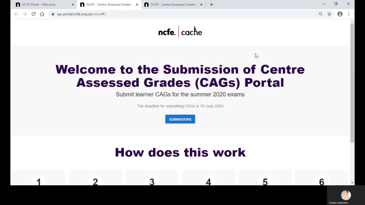Webinar: How to submit your Centre Assessed Grades (CAGs)