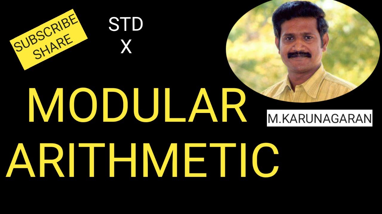 10th STD Maths .EX.2.3(1)MODULAR ARITHMETIC.