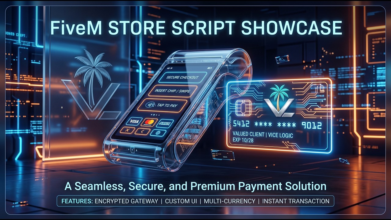 [Fivem QBCore Script]💳 Vx-Payment | Next-Gen Synchronized POS & Payment System