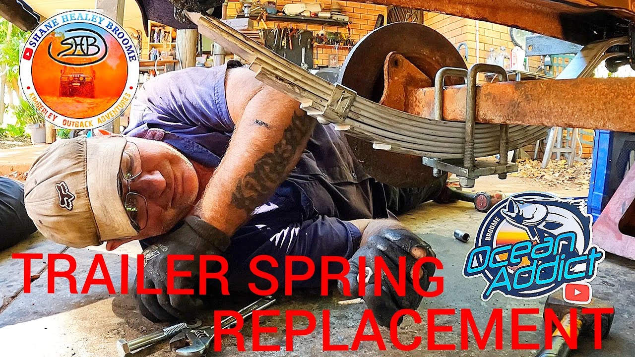 How to Replace Boat Trailer Leaf Springs| DIY