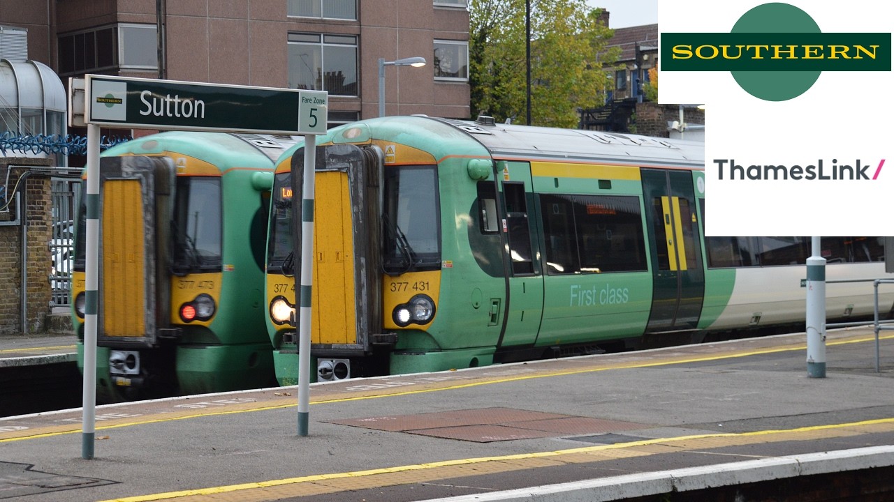 A few trains at Sutton 10/10/2025