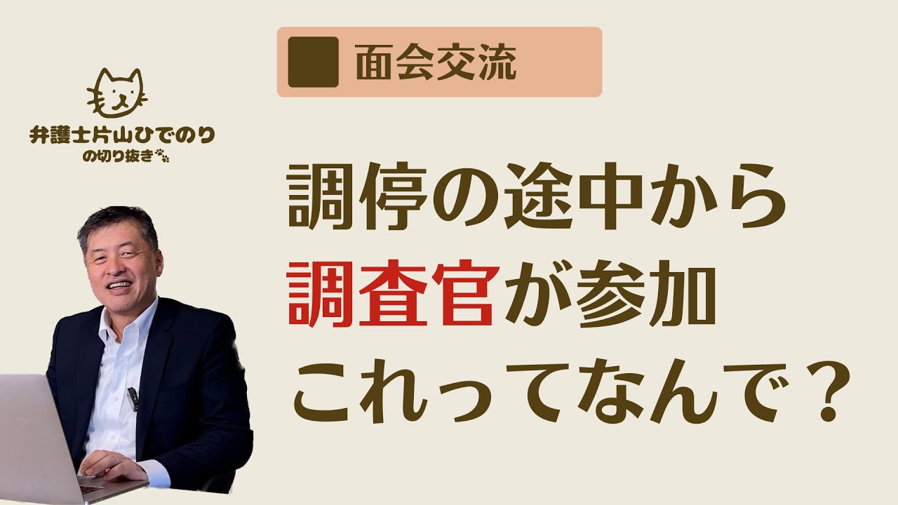 【面会交流】調停の途中から調査官が参加。これってなんで？