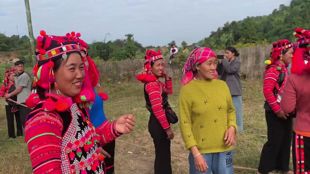 Lễ hội kéo co và bóng chuyền của người HÀ NHÌ NẬM KHUM #namkhum #lễhội 