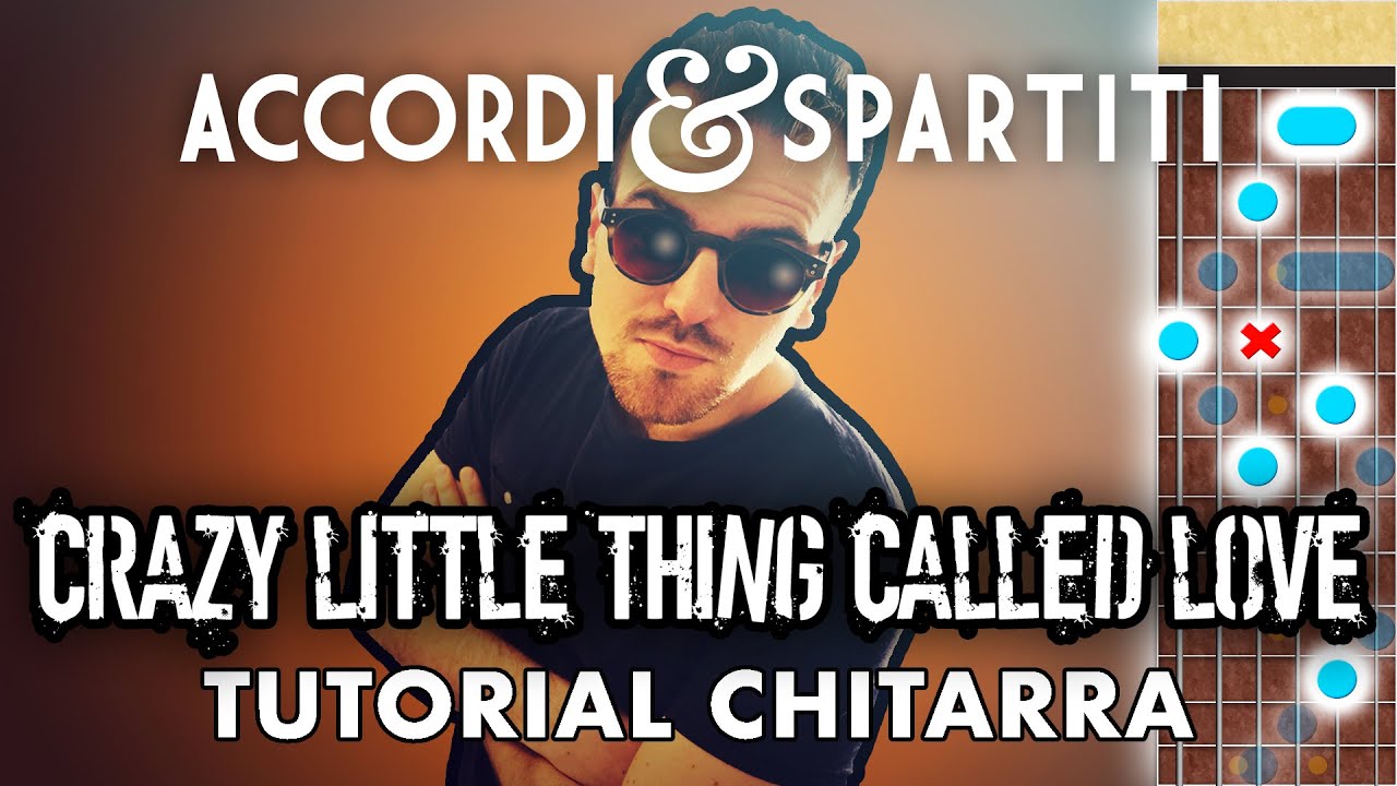 CRAZY LITTLE THING CALLED LOVE Tutorial Chitarra - Queen