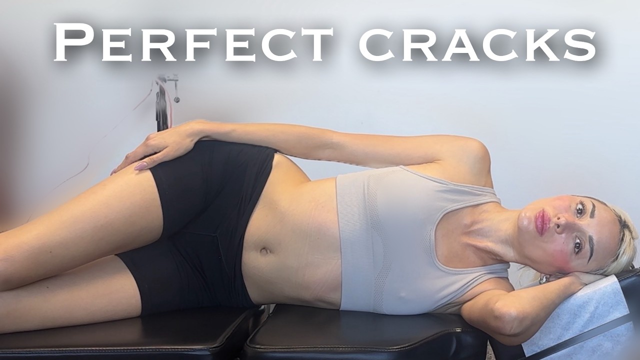Hollywood Horror Actress *UNBELIEVABLE CRACKS* ASMR Chiropractic Crunch Relief 4 Relaxing Sleep.