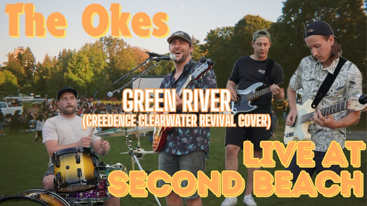 Green River (Creedence Clearwater Revival cover) - The Okes (LIVE at Second Beach)