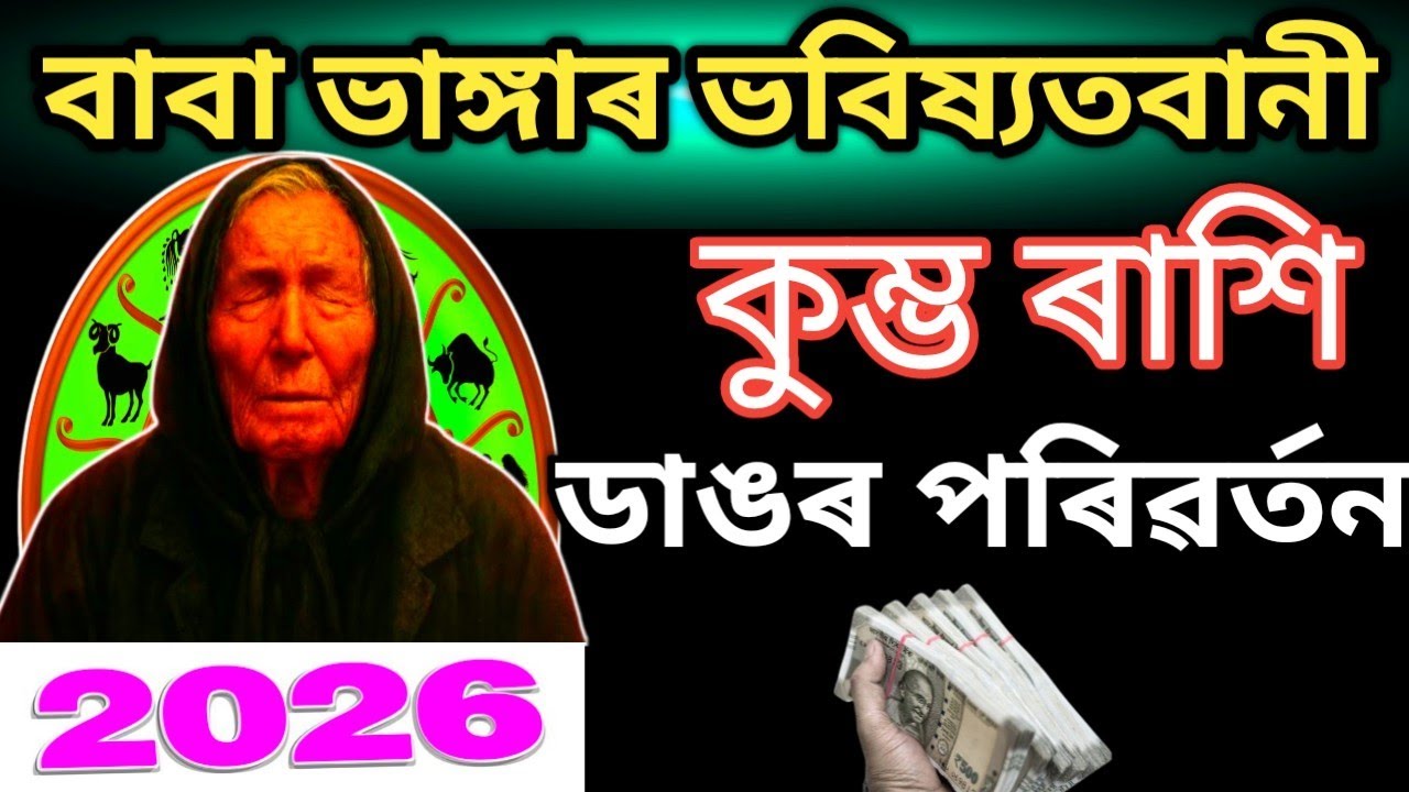 সাবধান কুম্ভ ৰাশি ২০২৬ ডাঙৰ পৰিৱৰ্তন আহিব আপোনাৰ জীৱনত | Kumbh Rashi 2026 | Aquarius 2026 | 