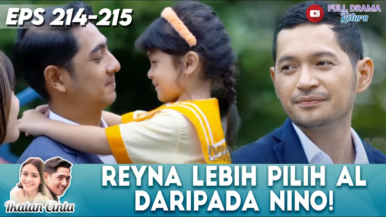 REYNA LEBIH PILIH AL! NINO MENANGIS DALAM HATI - IKATAN CINTA