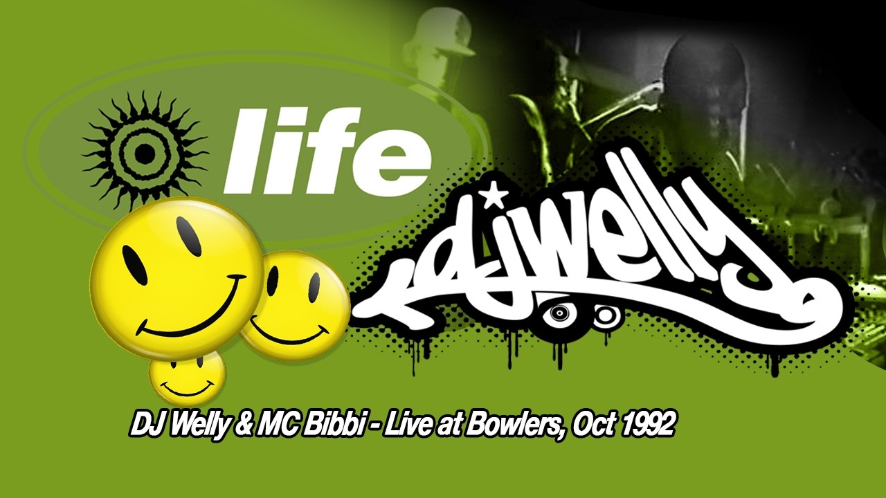 DJ Welly & MC BIbbi - Live at Bowlers October 1992