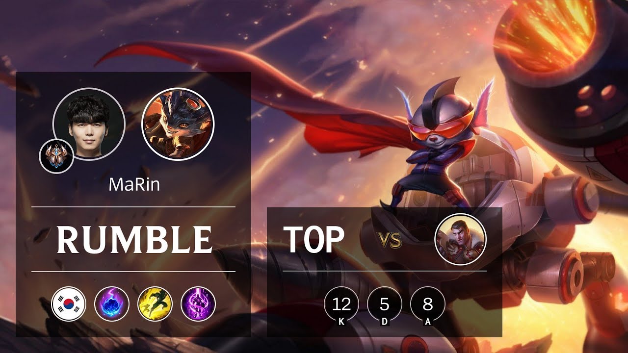 Rumble Top vs Jayce - KR Challenger Patch 9.24