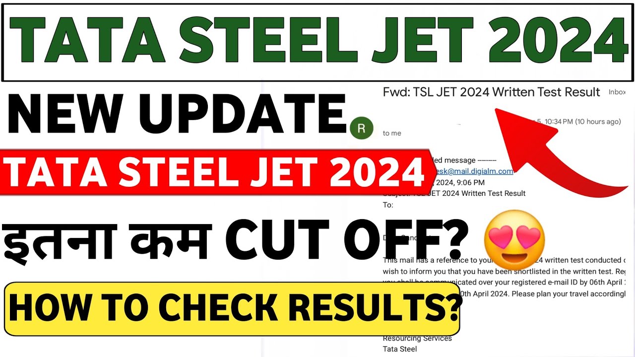 TATA STEEL JET 2024 UPDATES | GOOD NEWS 😍 | TATA STEEL JET 2024 RESULTS OUT | TATA STEEL JET RESULTS