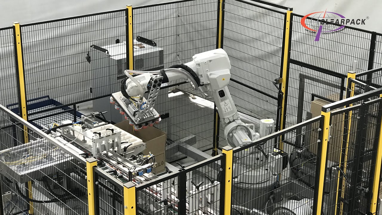 Robotic Random Case Erector & Packer for Food Tubs| Clearpack
