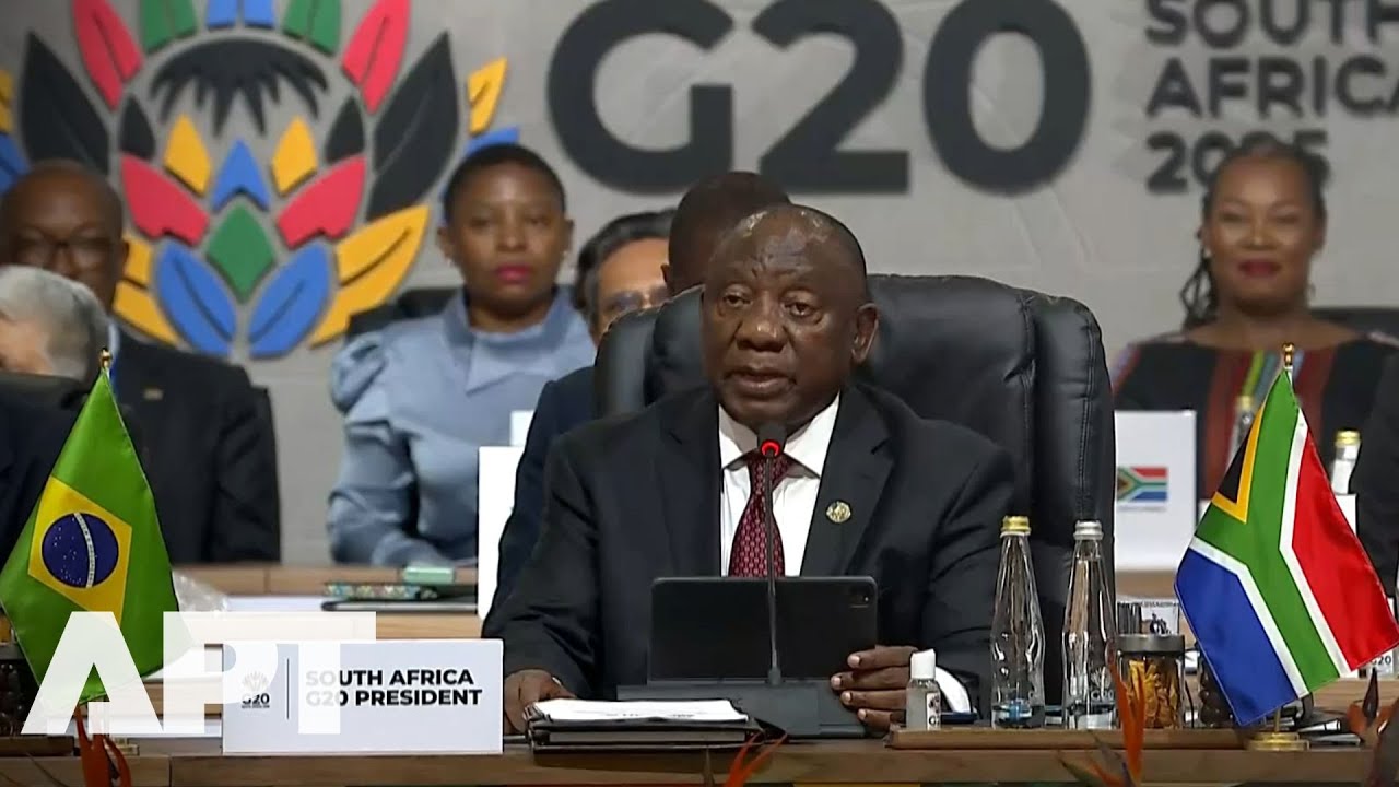 ПОЛНАЯ РЕЧЬ | Историческое открытие G20 Рамафосой ошеломило лидеров на африканской земле | APT