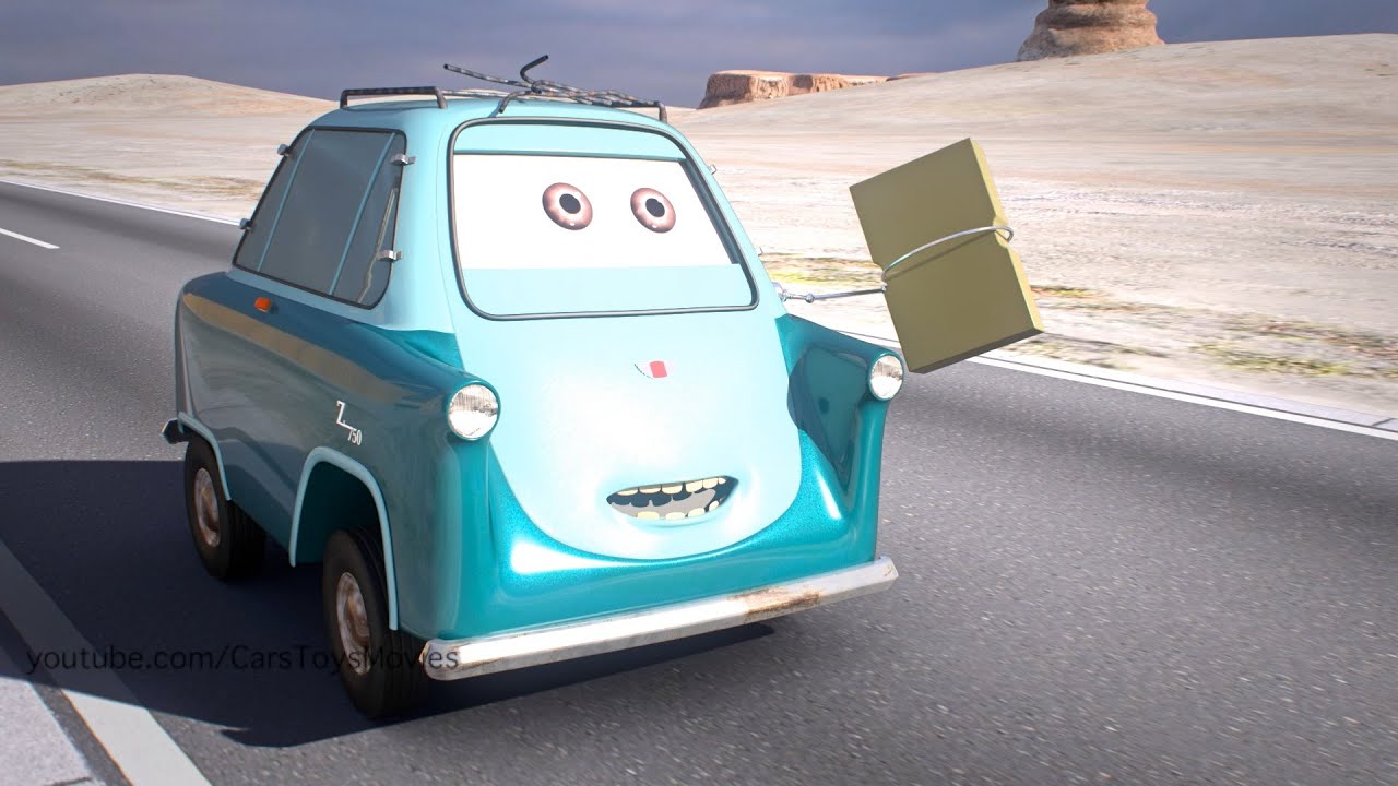 PROFESSOR Z Disney Pixar Cars Toys Movies Sarge & Guido | Super Villain Chase Race EPISODE 4