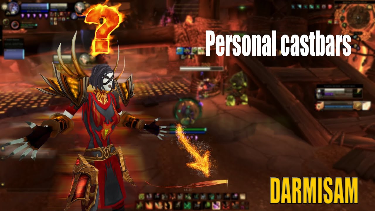 How to make personal castbar in world of warcraft