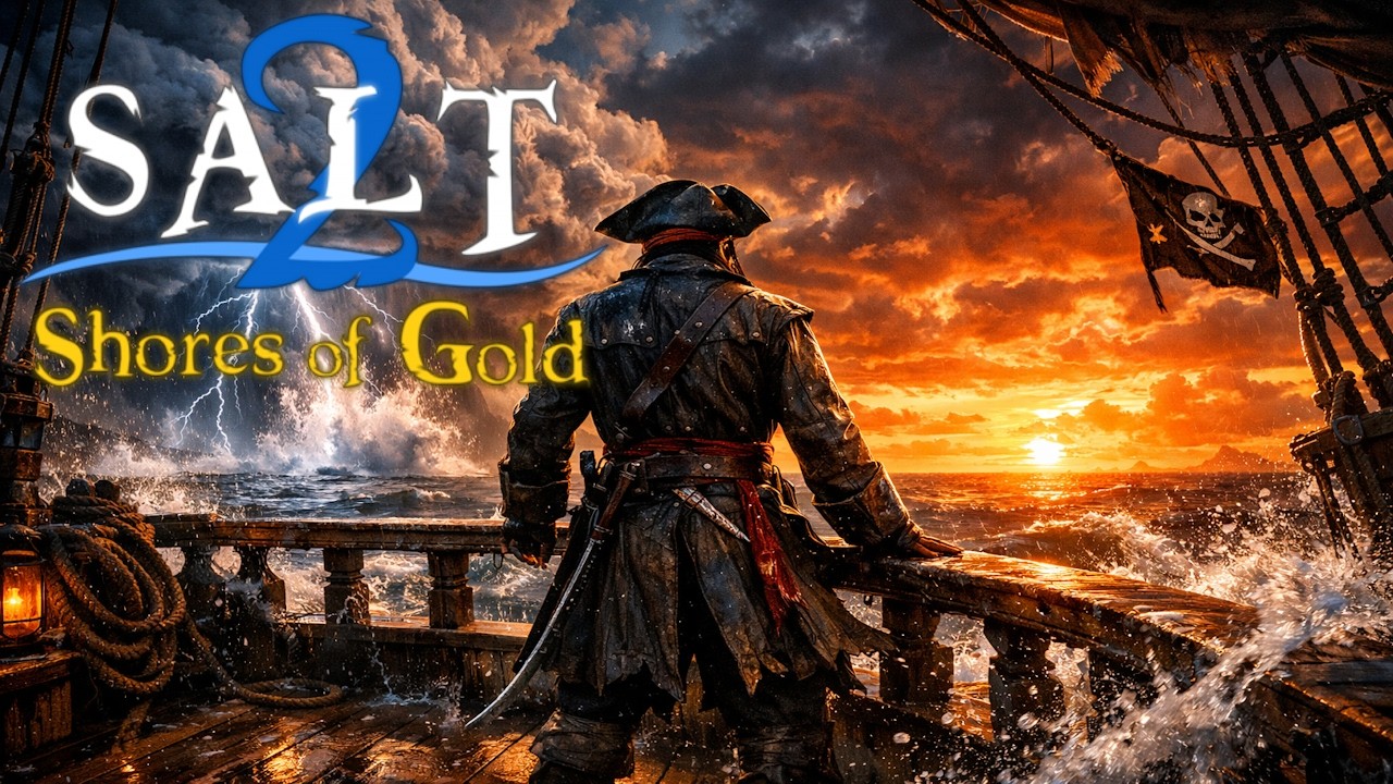 🏴‍☠️Ahoy, Me Hearties! Let's Plunder🏴‍☠️ | Let's Play Salt 2 | ThePie💀| EP4 #gaming #funny #pirates