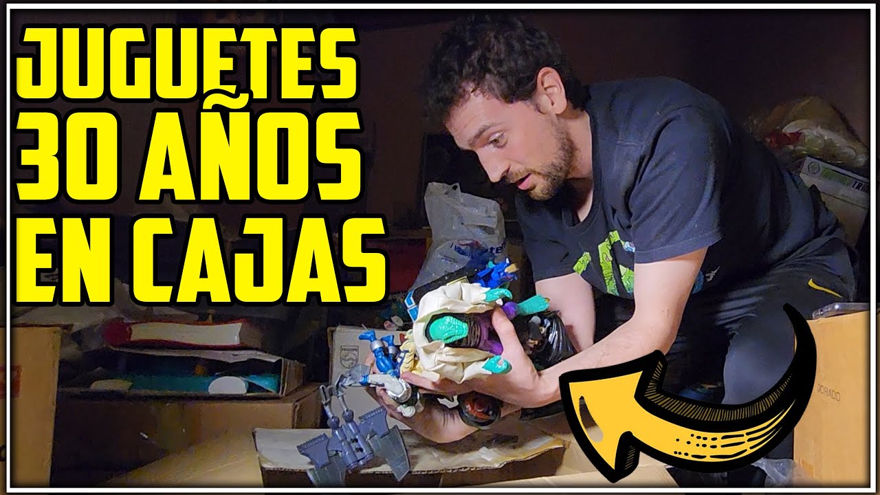 Abriendo cajas con juguetes 📦  luego de 30 años cajas antiguas